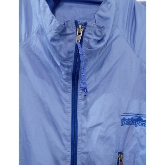 Patagonia Women's Y2K Purple Windbreaker Jacket Running Lightweight Zip Size S - Picture 3 of 11